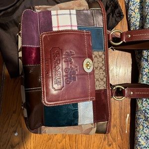 Coach patchwork purse